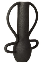 Large Textured Black Vase | Deriva