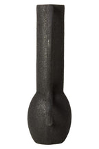 Large Textured Black Vase | Deriva