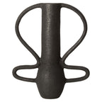 Large Textured Black Vase | Deriva