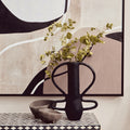 Large Textured Black Vase | Deriva