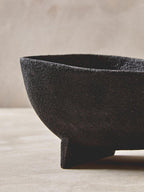 Set of Two Textured Black Bowls | Deriva
