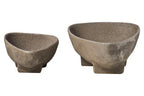 Set of 2 Textured Grey Bowls | Deriva