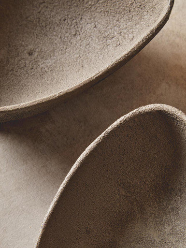 Set of 2 Textured Grey Bowls | Deriva