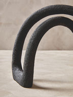 Textured Black Sculpture | Deriva