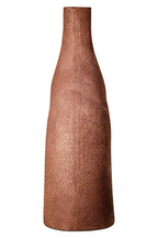 Large Textured Red Abstract Vase | Dunas