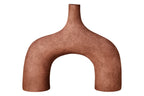 Large Textured Red Abstract Vase | Dunas
