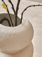 Small Textured White Bubble Vase | Dunas