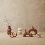 Small Textured White Bubble Vase | Dunas