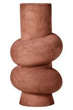 Large Textured Red Bubble Vase | Dunas