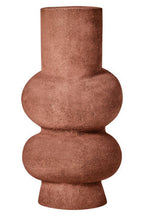 Large Textured Red Bubble Vase | Dunas