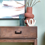 Small Textured White Loop Sculpture | Dunas