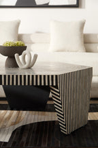 Small Textured White Loop Sculpture | Dunas