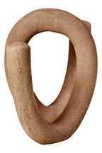 Large Textured Beige Loop Sculpture | Dunas