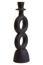 Large Black Candle Holder | Hapax