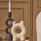 Large Black Candle Holder | Hapax