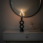 Large Black Candle Holder | Hapax