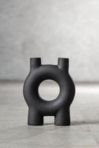 Small Black Candle Holder | Hapax