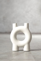 Small Cream Candle Holder | Hapax