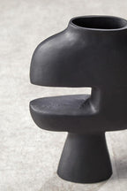 Abstract Large Black Vase | Hapax
