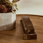 Brown and Black Finish Five Dice Set | Churchill Games