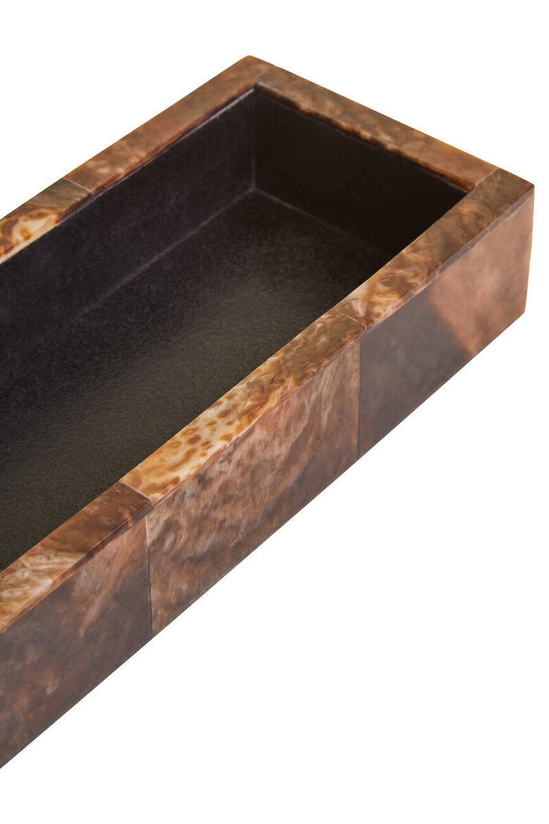 Brown and Black Finish Five Dice Set | Churchill Games