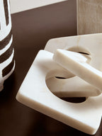 White Marble Three Link Chain | Nason