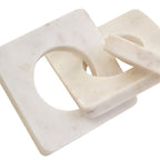 White Marble Three Link Chain | Nason