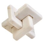 White Marble Knot Sculpture | Nason