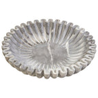 Large Grey Fluted Marble Bowl | Savio