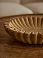Small Ochre Fluted Marble Bowl | Savio