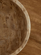 Chocolate Marble Pedestal Bowl | Santino