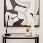 Black and White Oval Marble Tray | Helsa