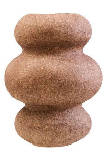 Sanai Cotton Mache And Coco Shell Bubble Vase