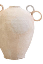 Cotton Mache Large Vase with Decorative Handles | Sanai
