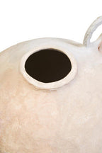 Cotton Mache Large Vase with Decorative Handles | Sanai