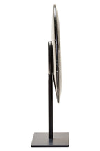 Salmo Small Black Marble Round Dia 20cm Disc Sculpture
