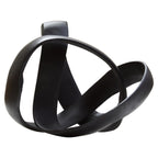 Matt Black Nickel Finish Knot Sculpture | Prato