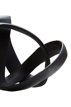 Matt Black Nickel Finish Knot Sculpture | Prato