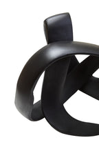 Matt Black Nickel Finish Knot Sculpture | Prato