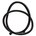 Matte Black Nickel Finish Twist Sculpture | Prato