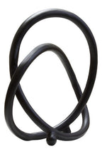 Matte Black Nickel Finish Twist Sculpture | Prato