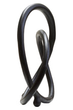 Matte Black Nickel Finish Twist Sculpture | Prato