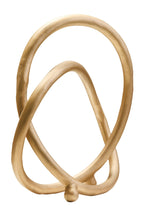 Matt Gold Finish Twist Sculpture | Prato