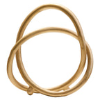 Matt Gold Finish Twist Sculpture | Prato