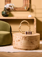 Matt Gold Finish Twist Sculpture | Prato