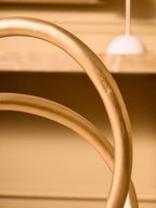 Matt Gold Finish Twist Sculpture | Prato