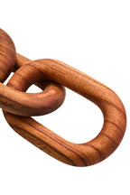 Brown Wood 3 Link Chain Decor | Cato