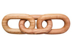 Natural Wood 3 Link Chain Decor | Cato