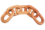 Brown Wood 5 Link Table Decor Chain | Cato