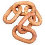 Brown Wood 5 Link Table Decor Chain | Cato